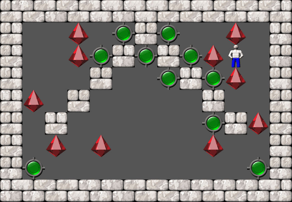 Сокобан Bugs collection 2 уровень 27